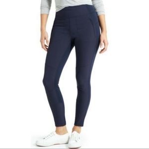Athleta Highline Hybrid Ankle Tight Navy Blue 2